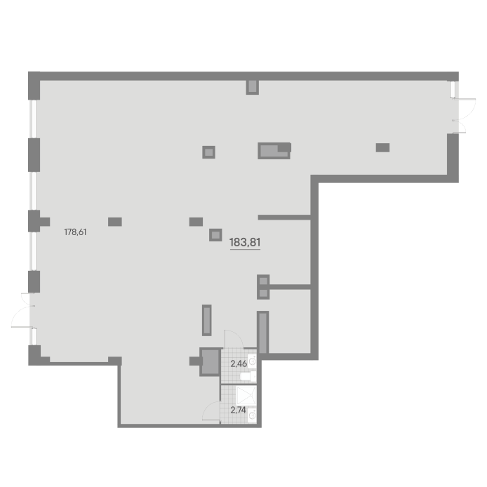 Планировка помещения Н 1.2